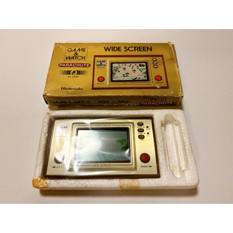 Nintendo Game And Watch ร่มชูชีพ หน้าจอกว้าง 1981 ส่งตรงจากญี่ปุ่น หายากมาก พร้อมกล่อง
