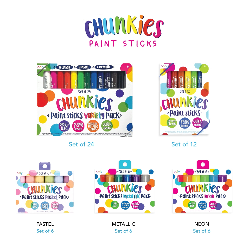 CHUNKIES Paint Sticks สีเพ้นท์แบบแท่ง