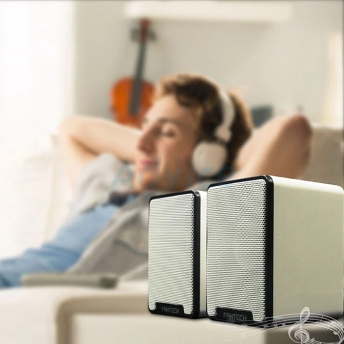 (2.0) ลำโพง FANTECH (GS-733) White A0102698