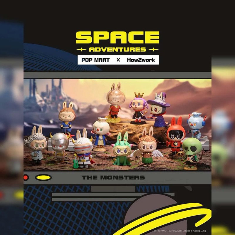 [1 แถม1] โมเดล The Monsters Space Adventures Blind Box Series