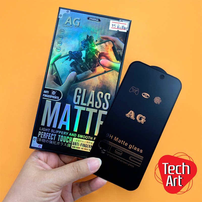 ฟิล์มกระจกเต็มจอแบบด้าน รุ่น Tecno  Spark 7 10(4G) Go(2024) Pop 5  Pop6 // POCO C65 M3 X3Pro Hornor 