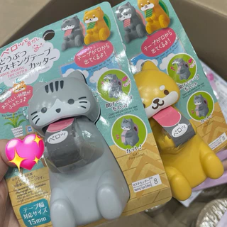 พร้อมส่ง/พรี‼️แท่น ที่ตัดเทปมูจิ muji แมว เทปอะคิลิค ไดโซ daiso Best seller หายากของแท้จากช็อป💯