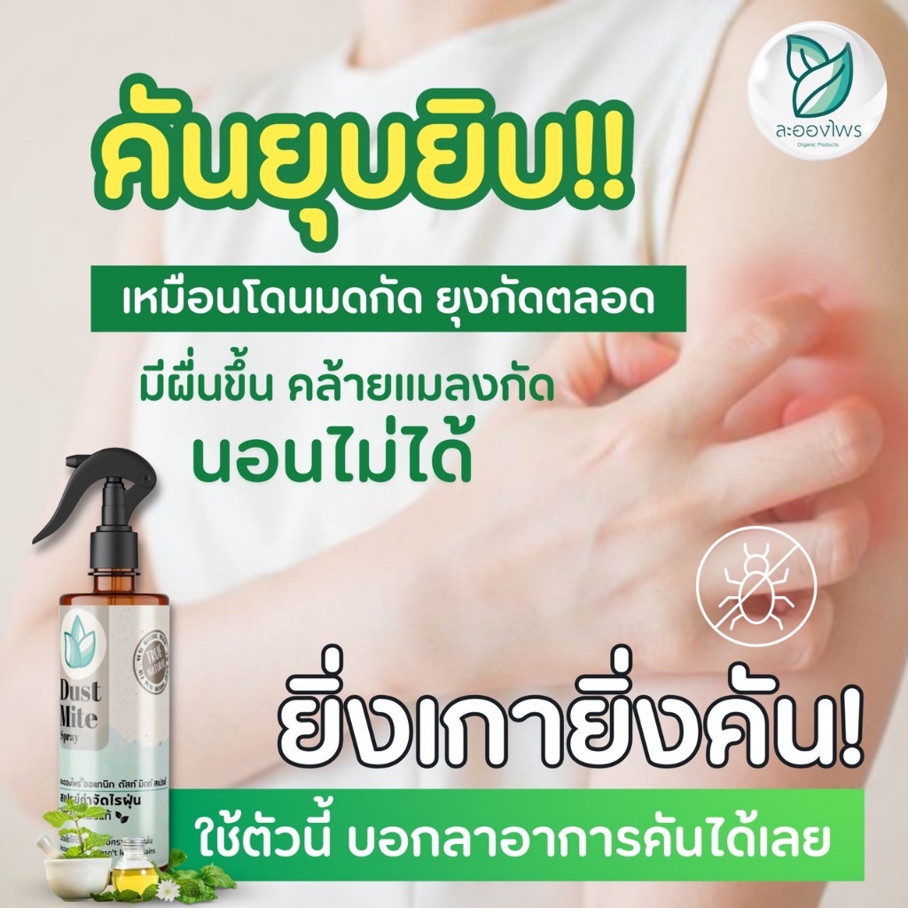 ละอองไพร สเปรย์กำจัดไรฝุ่น สูตรสมุนไพร ละอองไพร - 1