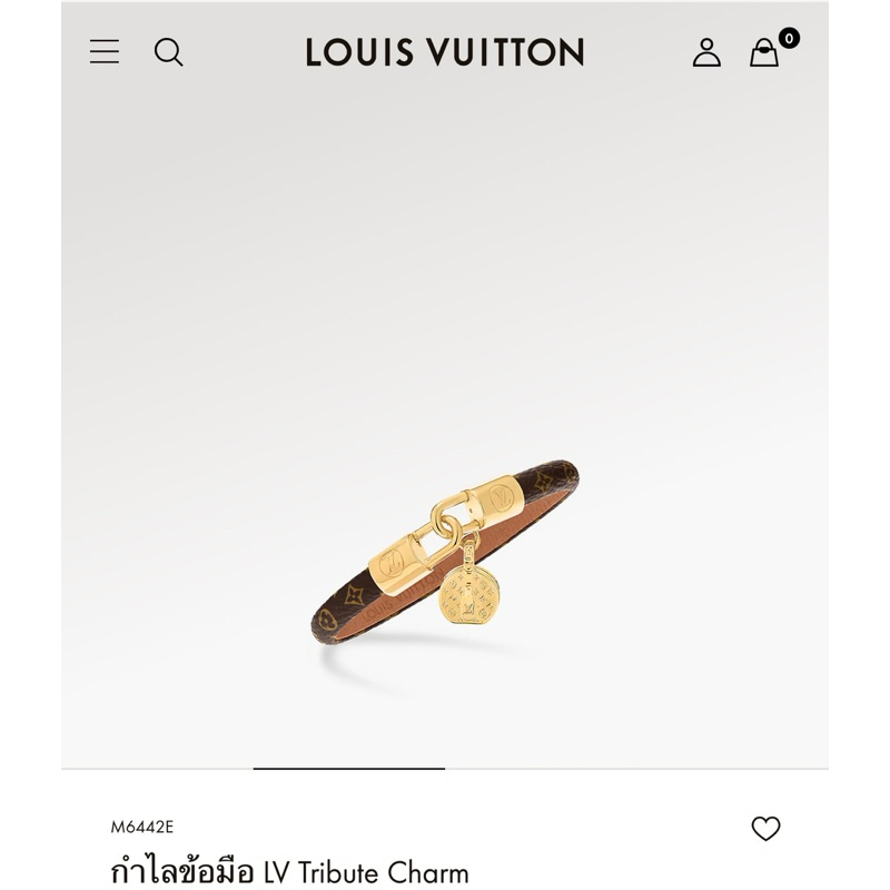 กำไลข้อมือ LV Tribute Louis Vuittonแท้100%
