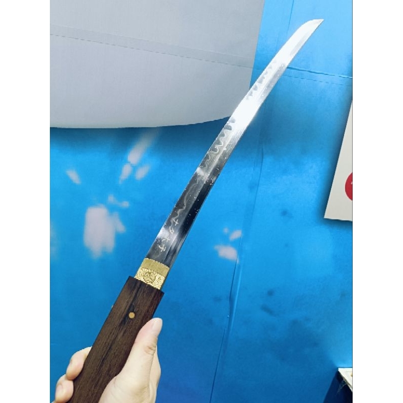 ดาบซามูไรชิราซายะ8เหลี่ยมเหล็กT10 ฮาม่อนแท้สวยมากนำเข้าจากต่างประเทศ