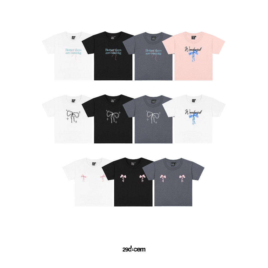 29decem - เสื้อยืด babytee " Bow Collection "