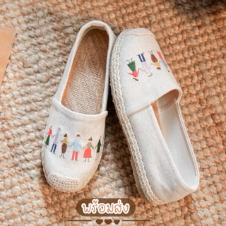 [พร้อมส่ง] ของเข้าครบไซส์🍂รองเท้าหุ้มส้น cozy vintage 👫ฃ( แถ…