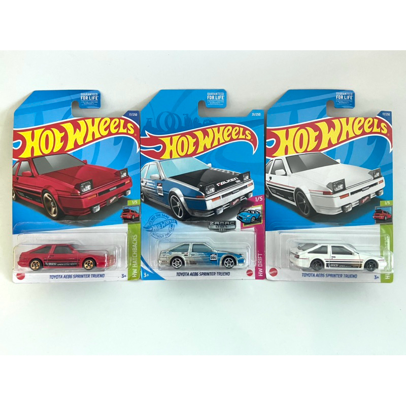 Hot Wheels TOYOTA AE86 SPRINTER TRUENO สินค้าแพคอเมริกา