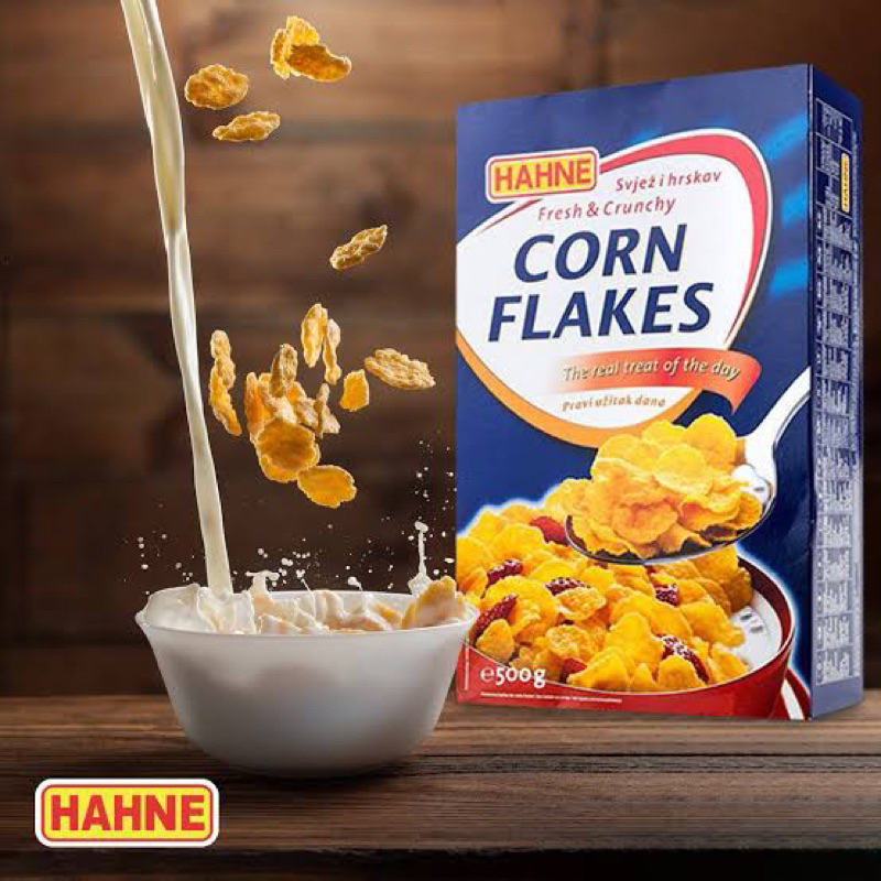 F/T/W ใหญ่ แท้ Hahne classic corn flakes 375 g. คลาสสิคคอนเฟลค นำเข้า