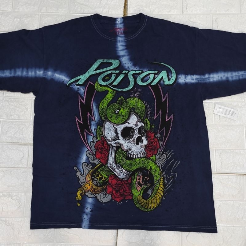เสื้อวง Poison มัดย้อม ลิขสิทธิ์แท้ปี 2020