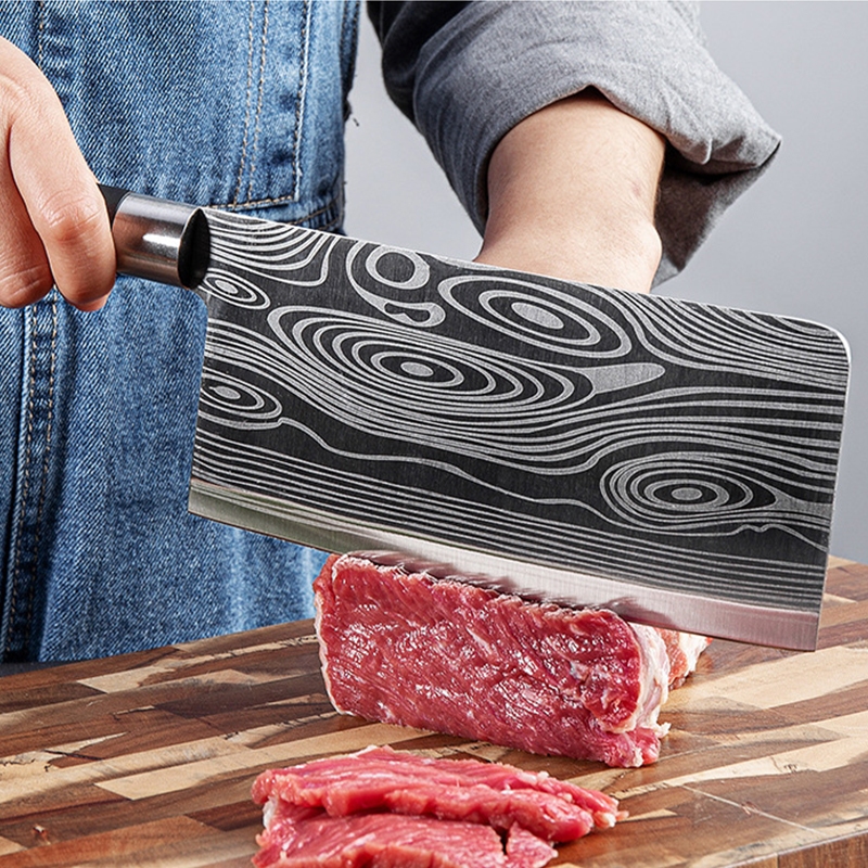 มีดทําครัว ชุดมีดทําครัว 5 ชิ้น1ชุด ใบมีดคมกริบ คุณภาพระดับพรีเมี่ยม น้ำหนักด ด้ามจับทนทาน B00010 - รูปที่ 2