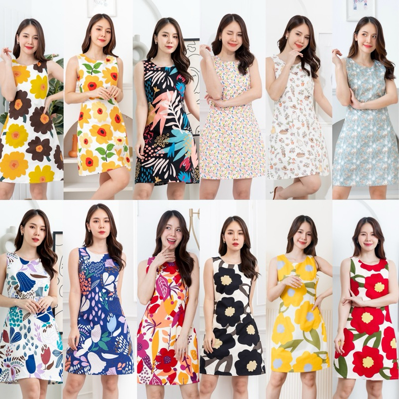 Byjutha🌻 Basic Dress เดรสแขนกุด