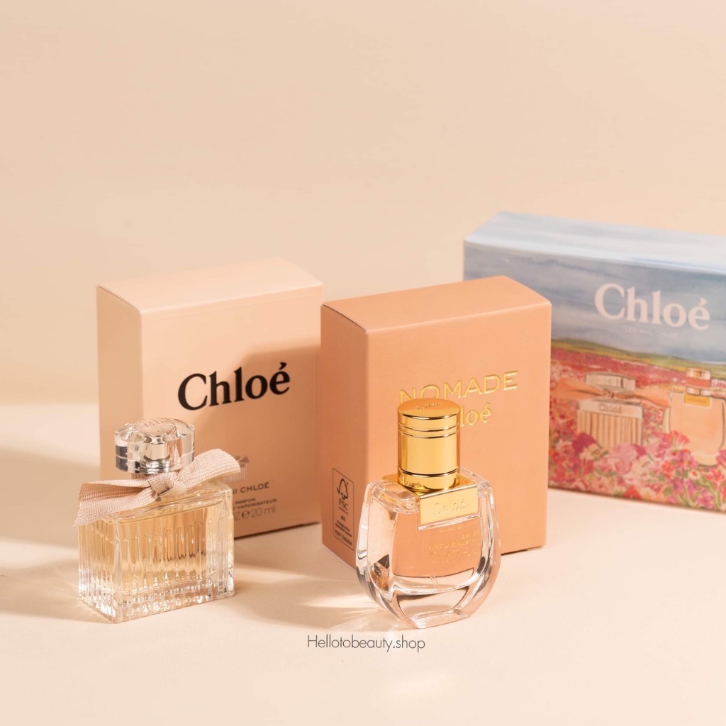 [เหลือ 863.- โค้ด "เก็บโค้ดหน้าร้าน"] CHLOÉ Duo Mini Gift Set (Chloé Eau de Parfum และ Chloé Nomade Eau de Parfum)