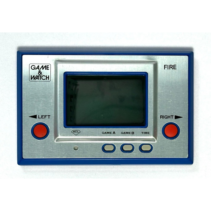 (2) Fire Game &amp; Watch (nintendo) [Silver][RC-04]  เกมกด ไฟไหม้ โดดตึก