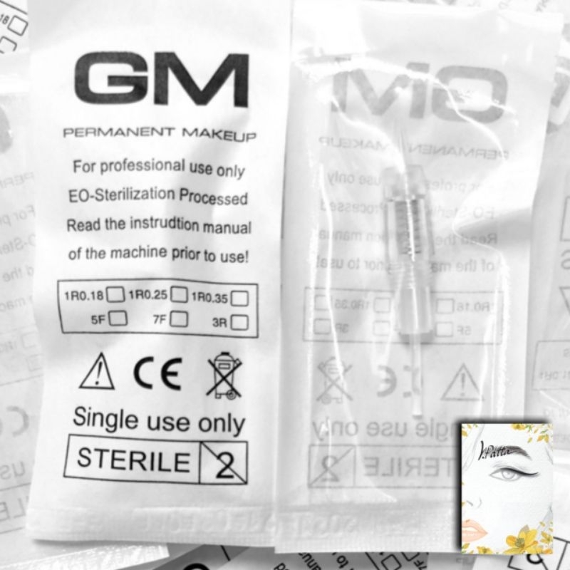 GM อุปกรณ์เพ้นคิ้ว แบบใส  10 ชิ้น ใช้กับ เครื่องหัวค้อน เครื่องไฮจินิก (อุปกรณ์สักคิ้ว สีสักคิ้ว เครื่องออมเบร)