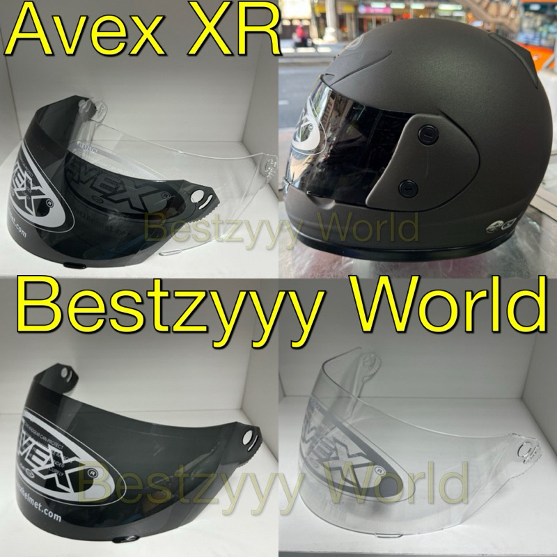 อะไหล่หมวกกันน็อก Avex XR ( ชิวหน้าใส , ชิวหน้าฟิล์ม )