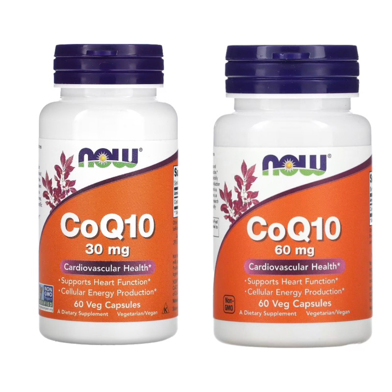 exp 2028 โคเอนไซม์คิวเทน (CoQ10)  Now Foods CoQ10