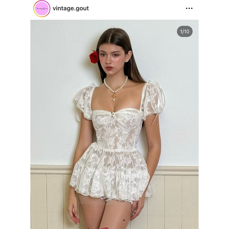 ชุดเซ็ตแบรนด์vintage.goutแท้💓