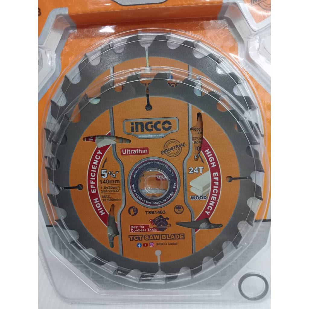 INGCO ใบเลื่อยวงเดือน5.5" (140mm.) รุ่น TSB1403 ของแท้100% รูปที่ 4