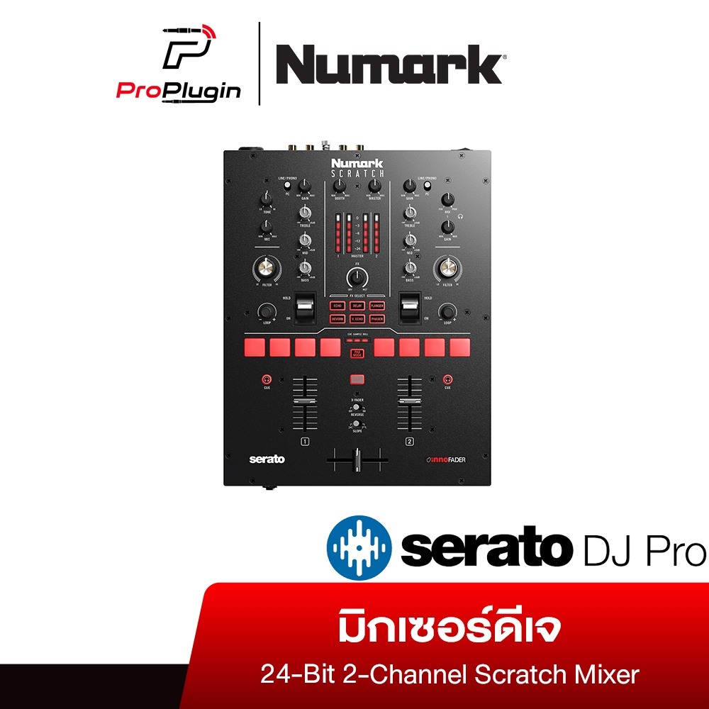 Numark Scratch DJ scratch mixer for Serato DJ Pro with DVS License (ProPlugin)