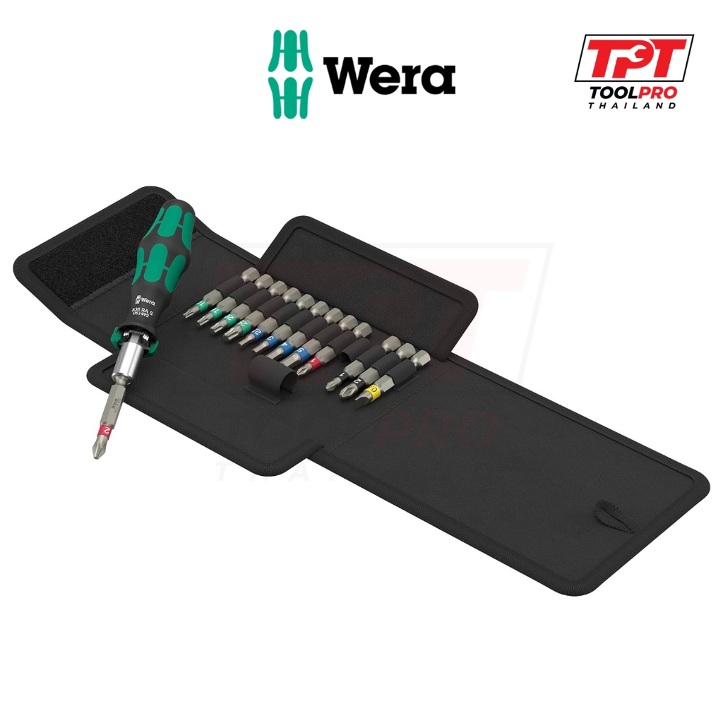 Wera ชุดไขควงกรอกแกรก, Ratchet Screwdriver Set, KK 838 RA S Set 1 (05051060001)