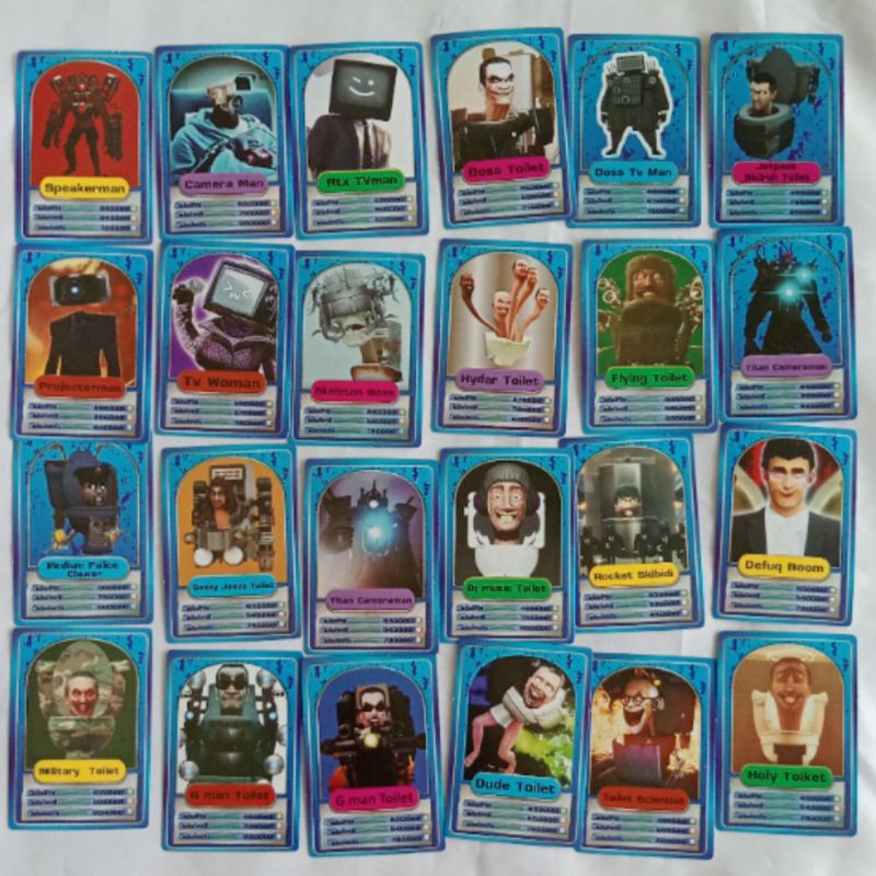 พร้อมส่ง การ์ด Skibidi Toilet การ์ดเกมส์