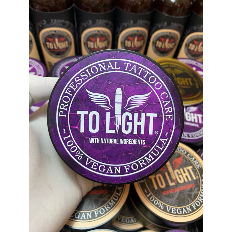 TO LIGHT PURPLE 250g วาสลีนเจลทาระหว่างสัก ส่วนผสมจากธรรมชาติ Vegan100%🌱 กลิ่นหอมสดชื่น