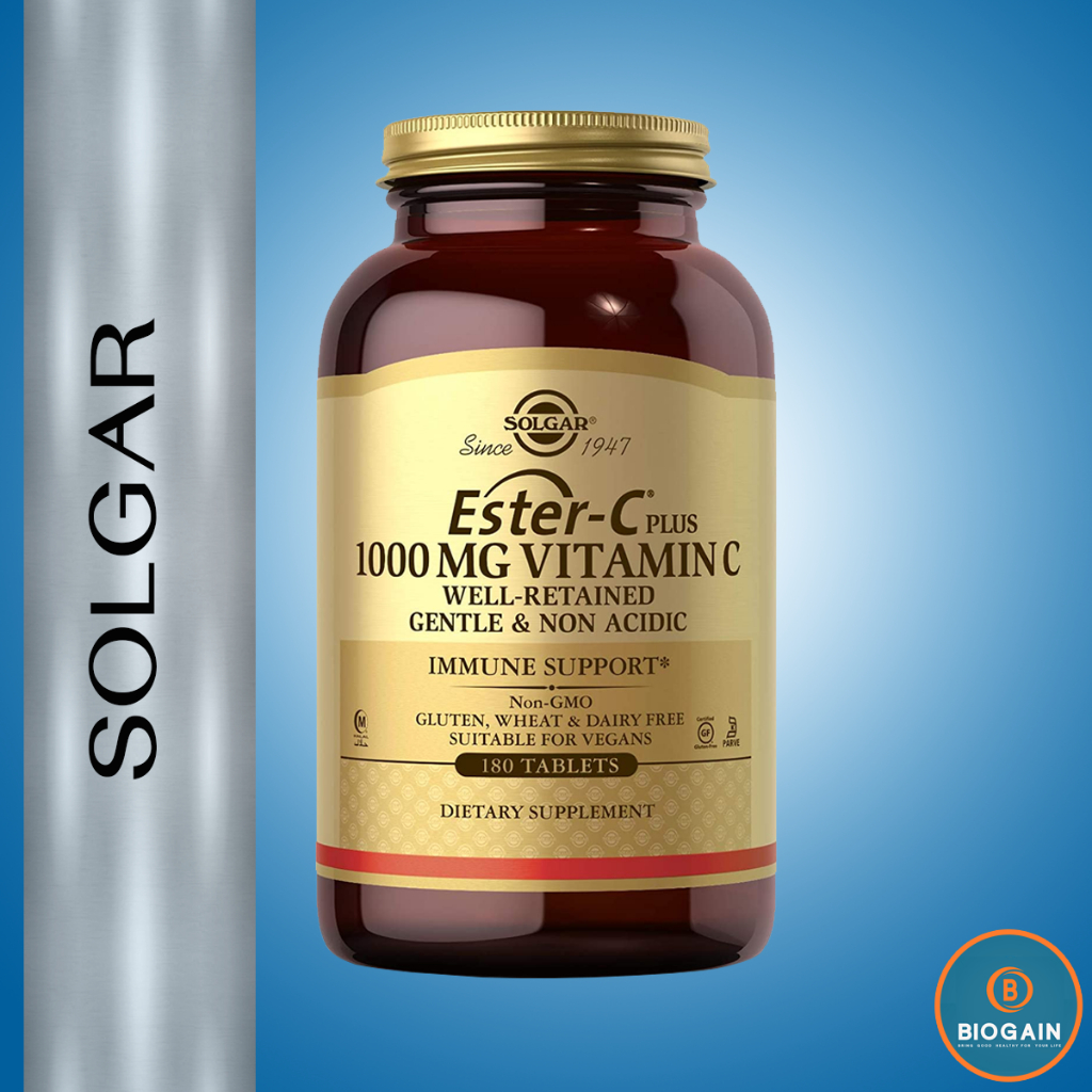 Solgar Ester-C Plus Vitamin C -1,000 mg /180 Tablets