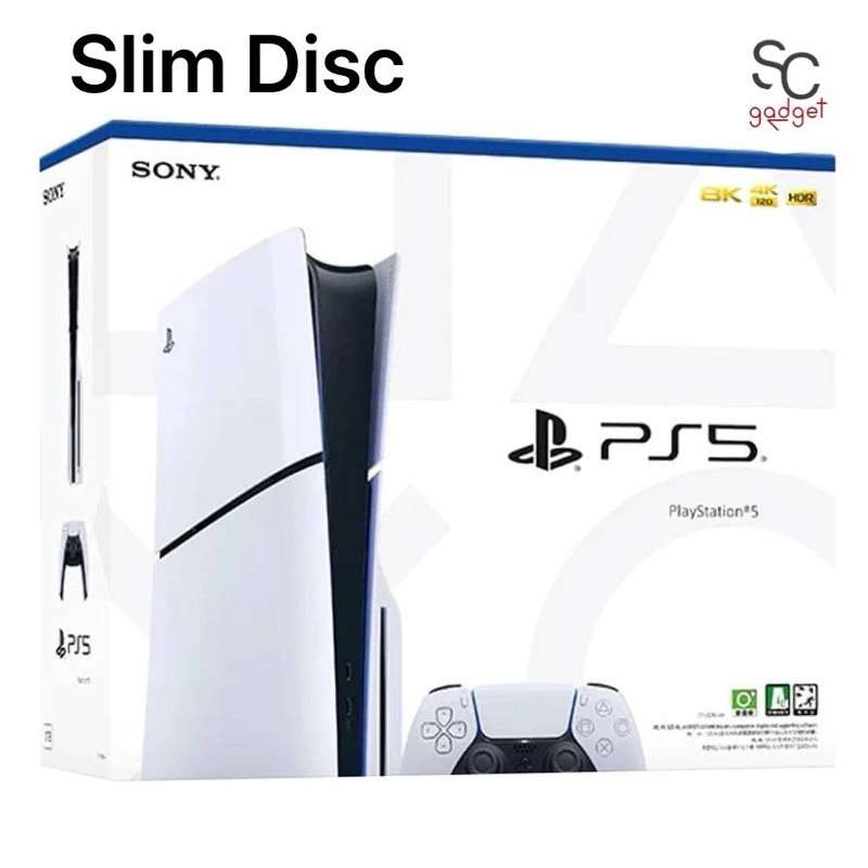 (พร้อมส่ง) New Sony PS5 Slim PlayStation 5 รุ่นใส่แผ่น Disk Bluray /และรุ่น Digitalไม่ใส่แผ่น (ประกันศูนย์ Sonyไทย 1ปี)