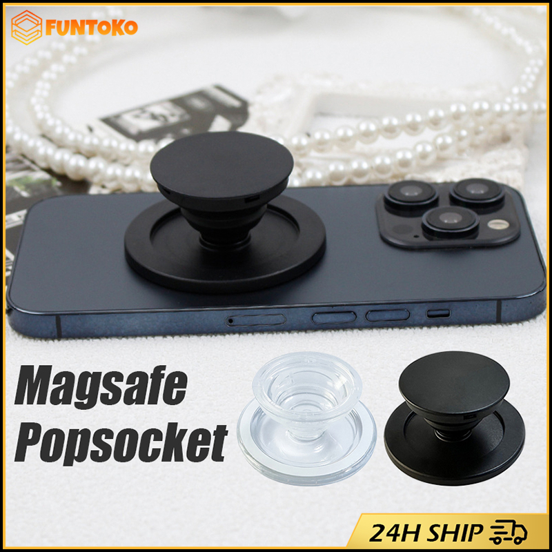 สินค้ามีคุณภาพ แหวนแม่เหล็กติดโทรศัพท์มือถือ giptok magsafe ที่วางโทรศัพท์  กริ๊บต็อก