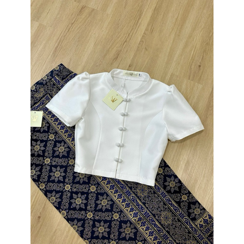 ชุดไทยทำบุญ ชุดไทยใส่ออกงานชุดไทยใส่บุญกฐิน ชุดแฟนนาค