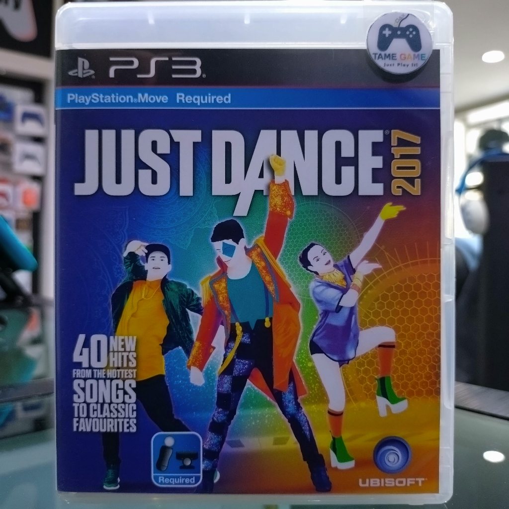 (ภาษาอังกฤษ) มือ2 Just Dance 2017 เกมPS3 แผ่นPS3 มือสอง (เล่น2คนได้ PS Move &amp; PS Eye Camera Required PS3เกมเต้น)