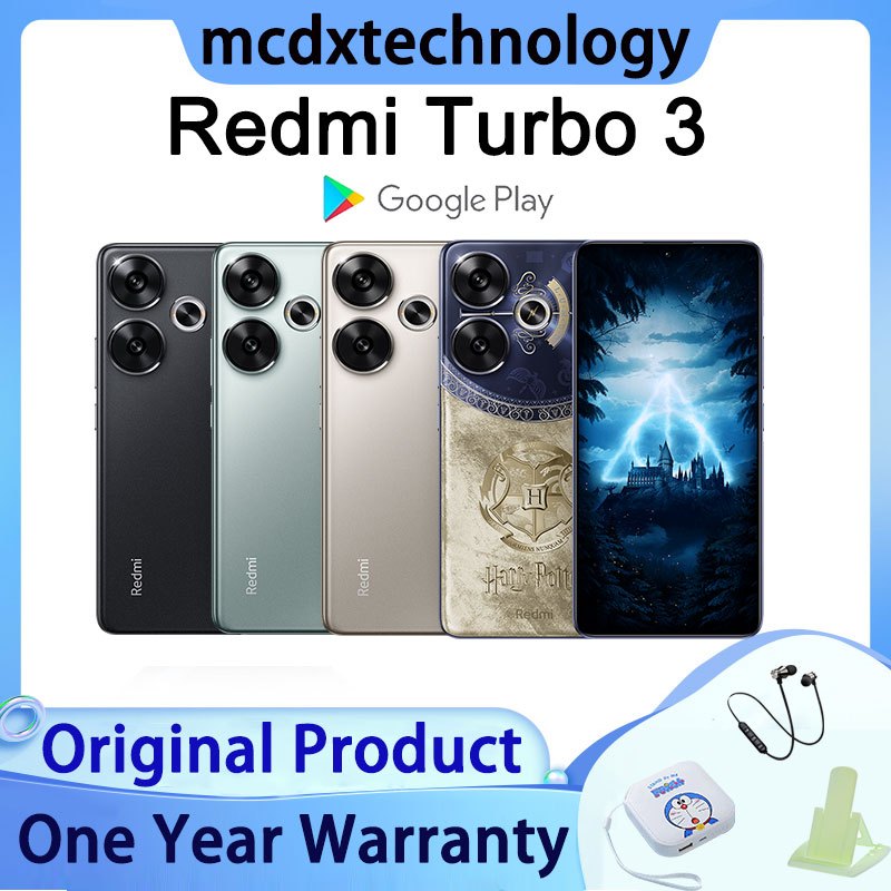 Xiaomi Redmi Turbo 3 Snapdragon 8s Gen 3 Redmi Note 12 Turbo Snapdragon 7+ Gen 2 Dual SIM  Turbo 3 Harry Potter Edition