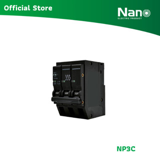 NANO เซอร์กิตเบรกเกอร์ปลั๊กออน (Plug-on) 3Pole 6kA รุ่น NP3C