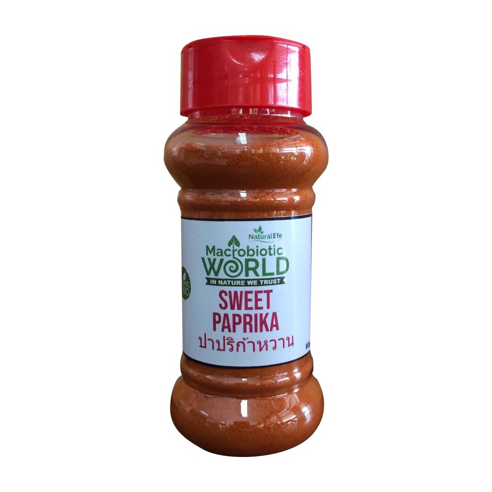 Organic/BIO | Spices &amp; Herbs | Sweet Paprika ปาปริก้าหวาน 80g