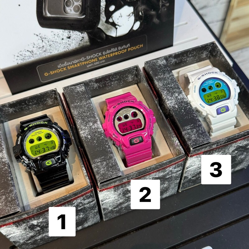 [ผ่อนเดือนละ 359]🎁CASIO G-SHOCK DW-6900RCS ของแท้ 100% พร้อมส่ง ประกัน 1 ปี