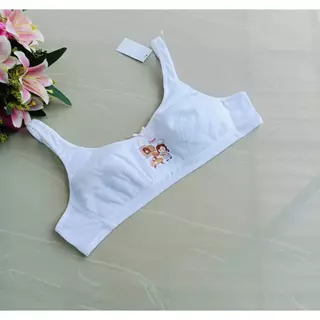 JINTANA บราไม่มีโครง ตะขอหลัง ฟองน้ำใยสังเคราะห์ ผ้า Cotton เนื้อนุ่ม ไม่อับชื้น