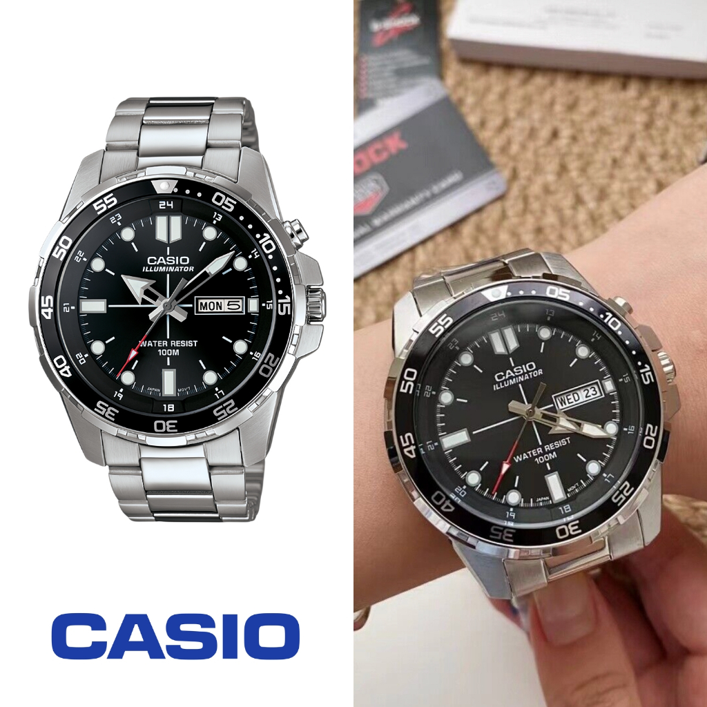 สินค้าขายดี นาฬิกาข้อมือคาสิโอชาย รุ่น MTD-1079D-1A  (สินค้าใหม่ มีรับประกัน)