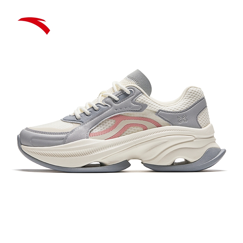 ANTA Women Retro Sneakers Comfort Vintage lifestyle Shoes 1224B8885 Official Store