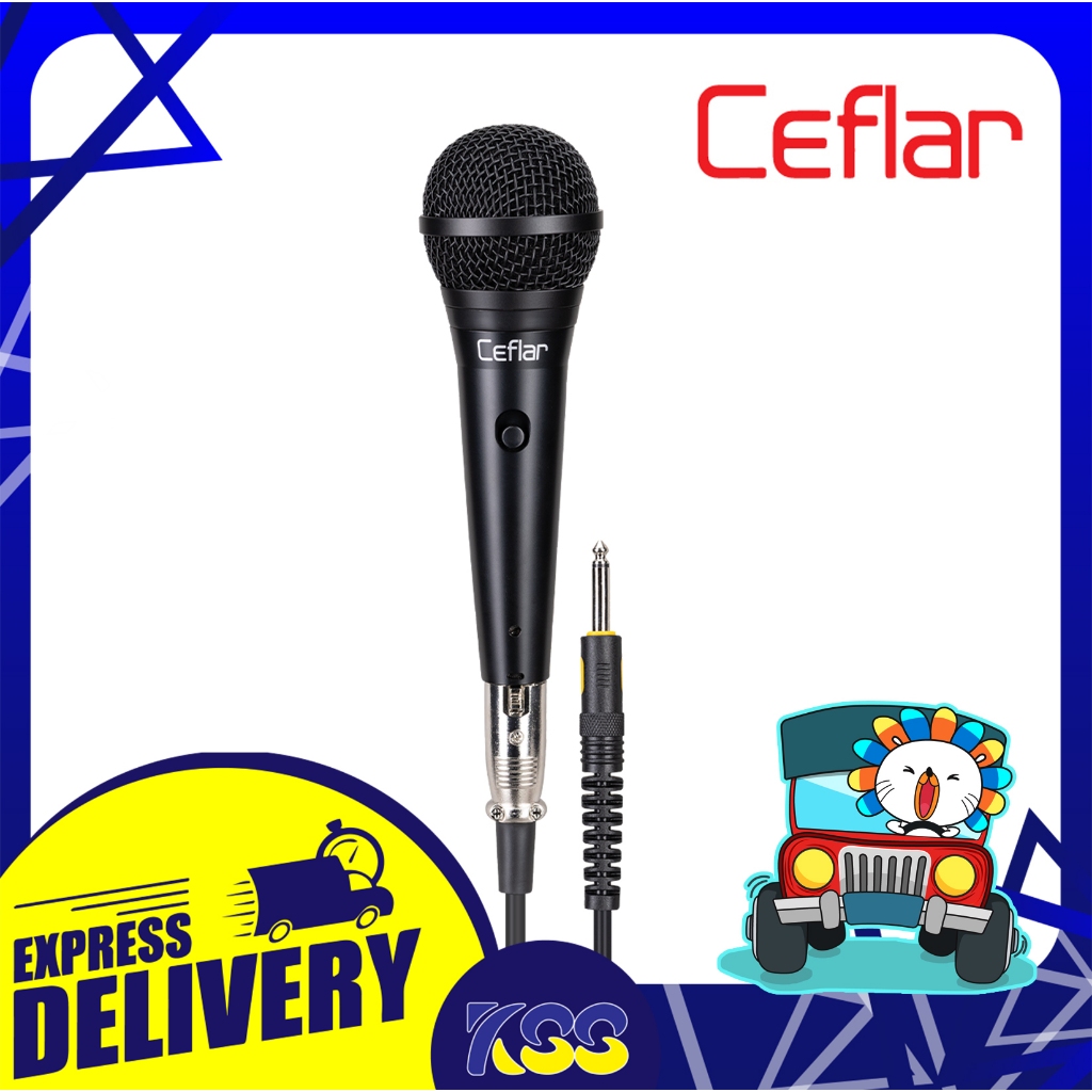 ไมโครโฟนร้องคาราโอเกะ Ceflar Caridiod Dynamic Vocal Microphone รุ่น PGA-58 เปิดบิลใบกำกับภาษีได้