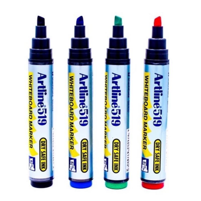 ปากกาไวท์บอร์ด “Artline” EK-519 (หัวตัด 2-5 mm.)