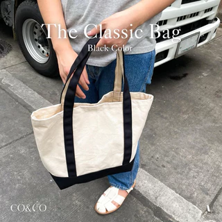 กระเป๋าผ้า ”CO&CO The Classic Bag“ ผ้าแคนวาส 16oz