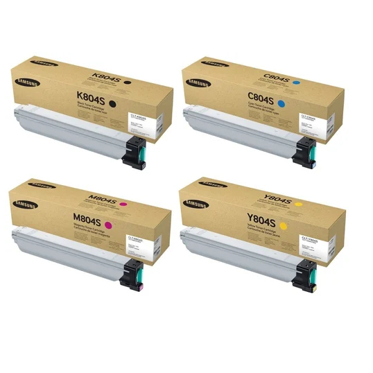 Samsung  ตลับหมึกโทนเนอร์ CLT-K804S,CLT-Y804S,CLT-M804S,CLT-C804S ของแท้