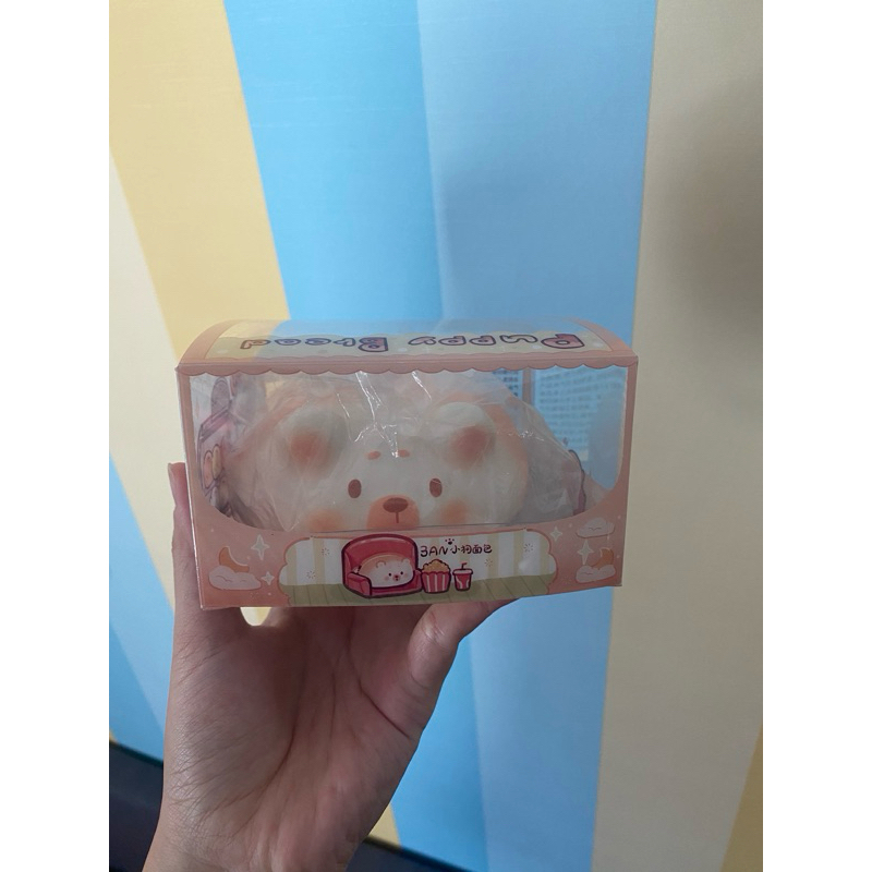 สกุชชี่ปังหมา 3an squishy สีขาวมือ1