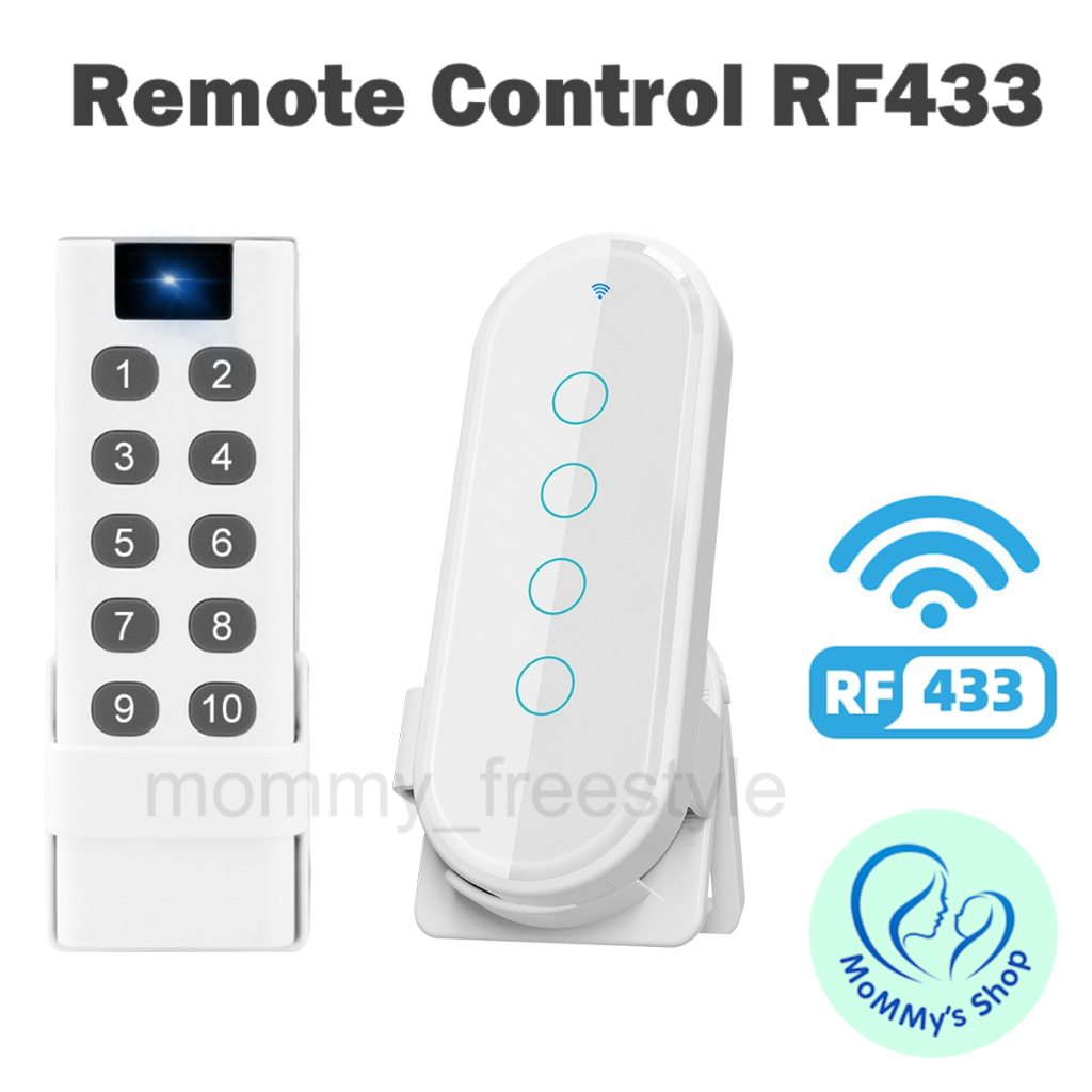 รีโมท TUYA Switch WIFI TUYA Remote RF433 สำหรับ TUYA & SONOFF รีโมทคอนโทรลสมาร์ทสวิตช์ แบบ 10 ปุ่ม และ 4 ปุ่ม ของแท้