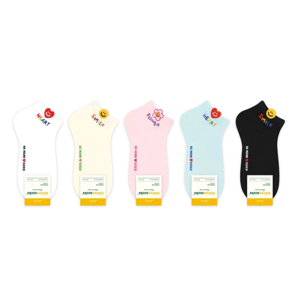 Chacha socks - ถุงเท้าข้อสั้น Mini Point Ankle Socks แบรนด์ kikiya socks นำเข้าจากเกาหลี