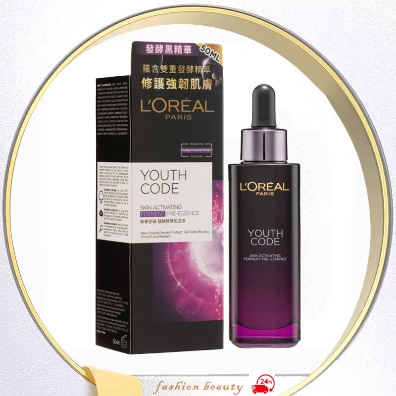 โรงงานเด L'Orea Youth Code Ferment Pre-essence เซรั่มยกกระชับ / กระชับ / มอยเจอร์ไรเซอร์ / ต่อต้านริ้วรอยให้ความชุ่มชื้