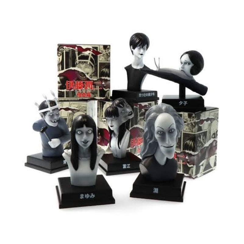 กล่องสุ่ม Junji Ito’s Kaikibako Wave 1 แบบขาว-ดำ #คลังสยอง #จุนจิ อิโต้ #ขายยกเซ็ต 6 ตัว #มีสินค้าพร้อมส่ง