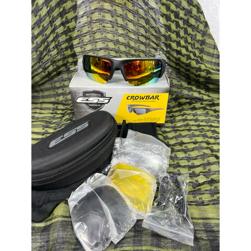 แว่นตา ESS CROWBAR มีเลนส์เปลี่ยน 4 เลนส์