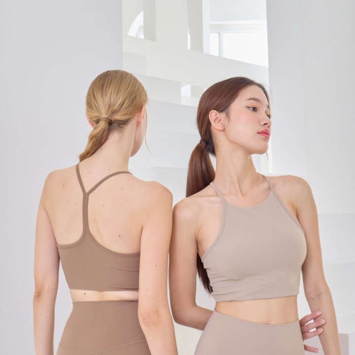 Blair Bra สปอร์ตบรา บราครอป ตัวยาว ทรงคอสูง หลัง Y เก็บมทรงดี เรียบ มีฟองน้ำ /  มี4สี 4 ไซส์ พร้อมส่งจากไทย**